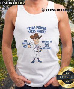 Alt Text: Nice New York Mets tank top in blue and orange, showcasing Mets pride with 'Go Mets Go' slogan.