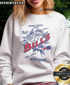 Official Baltimore Ravens sweatshirt, established 1996, featuring team logo and vibrant rose design, perfect for fans.