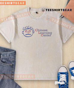 Official CLC Chinese Learning Center washed t-shirt featuring logo and vibrant design, perfect for language enthusiasts.