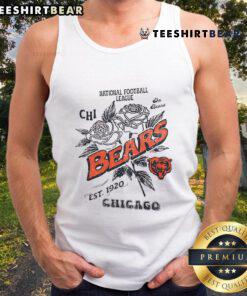 Official Chicago Bears Rose Tank Top, National Football League Est. 1920, perfect for fans and casual wear.