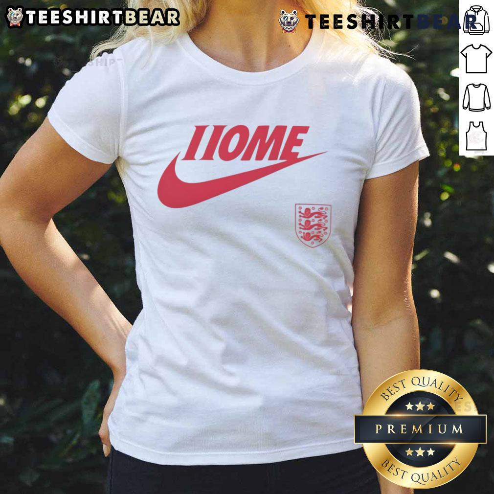 Alt Text: Official England Lionesses Women's EURO 2025 Winners Ladies Tee showcasing pride in women's football victory.