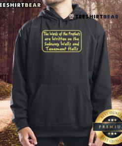 Official Simon & Garfunkel Sound of Silence hoodie featuring the words of the prophets in stylish design.