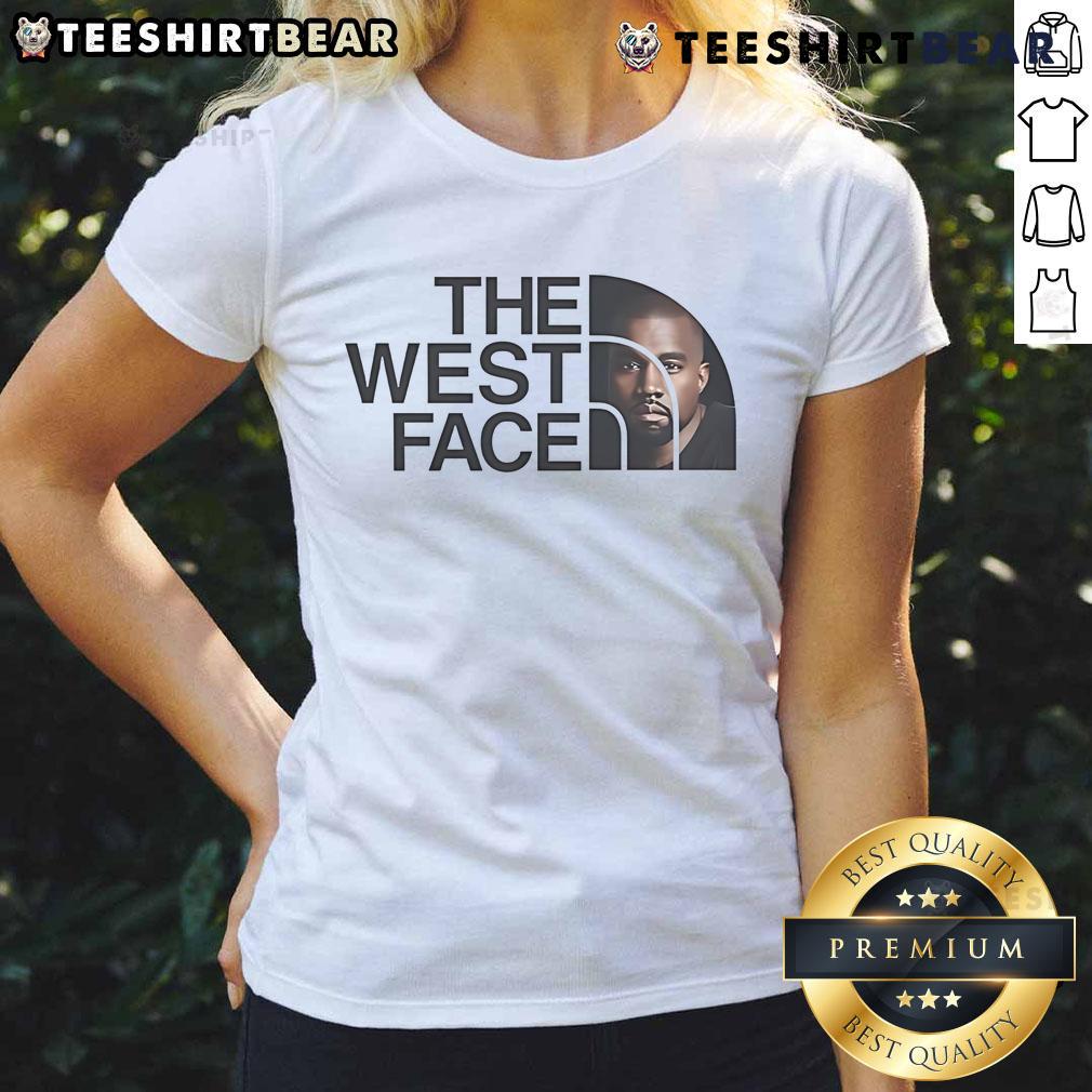 Official The West Face Logo Ladies Tee in stylish design, perfect for casual outings and showcasing your love for The West.