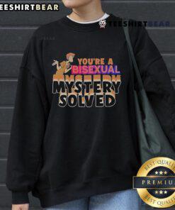 Official 'You're Bisexual' sweatshirt showcasing vibrant colors and bold text, perfect for expressing LGBTQ+ pride.
