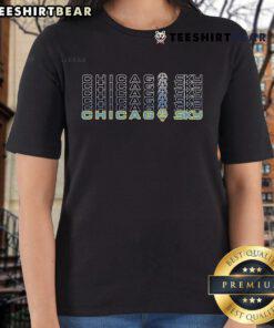 Premium Chicago Sky Repeat Ladies Tee featuring vibrant team colors and stylish design for fans and fashion lovers.