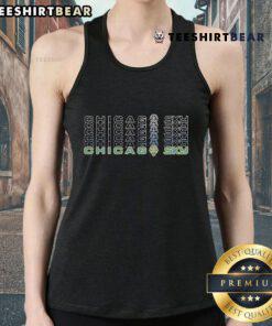 Premium Chicago Sky Repeat Tank Top featuring vibrant team colors and stylish design for a sporty look.