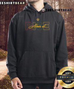 Premium Chicago Sky Rise Above All Juneteenth Hoodie showcasing vibrant design, perfect for celebrating Juneteenth in style.