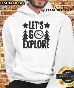 Pretty Let's Go Explore Hoodie in vibrant colors, perfect for outdoor adventures and casual outings.