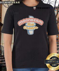 Pretty Moonbeam Ice Cream Ladies Tee featuring a vibrant ice cream graphic on a stylish women's shirt.