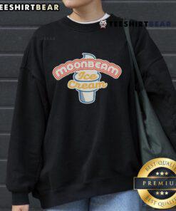 Cozy Pretty Moonbeam Ice Cream sweatshirt in pastel colors, perfect for casual wear and ice cream lovers.