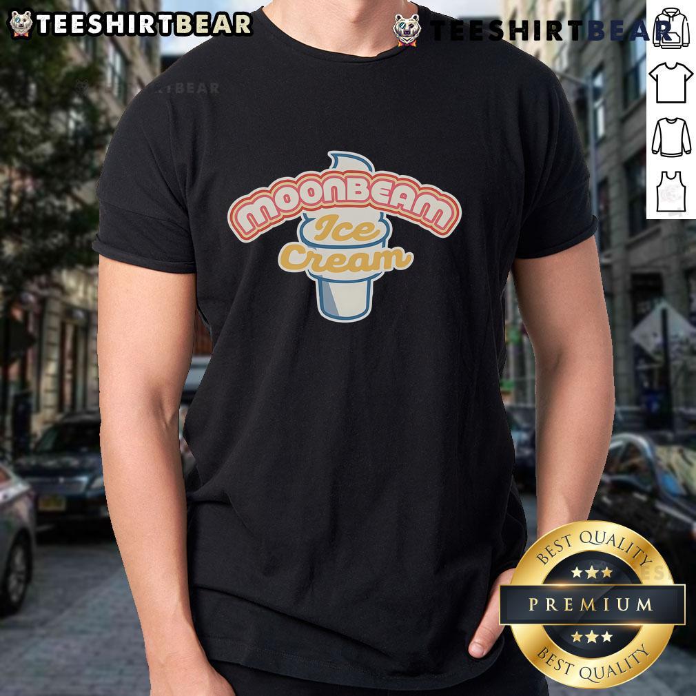 Stylish Pretty Moonbeam Ice Cream T-Shirt featuring a vibrant ice cream graphic, perfect for summer fashion.