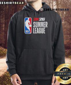 Top 2025 NBA 2K26 Summer League Hoodie featuring vibrant graphics and comfortable fit for basketball fans.