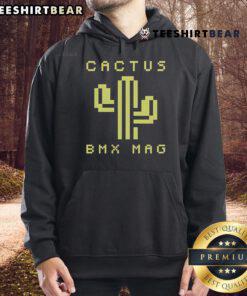 Top Cactus BMX Mag 8-Bit Hoodie featuring vibrant pixel art design, perfect for BMX enthusiasts and streetwear lovers.