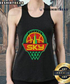 Top Chicago Sky Juneteenth tank top featuring vibrant colors and a stylish design celebrating Juneteenth heritage.