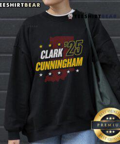Top Clark Cunningham 25 Indiana Basketball sweatshirt showcasing sporty design and team spirit for fans.