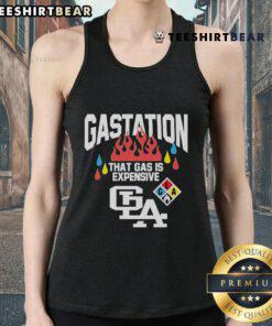 Top Gas Station in LA featuring a stylish tank top design highlighting expensive gas prices.