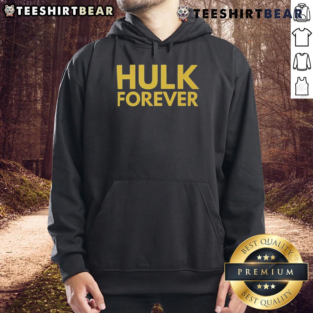 Top Hulk Hogan Forever Remembrance Hoodie featuring iconic design and vibrant colors, perfect for wrestling fans and collectors.