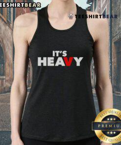 Stylish Top Its Heavy Tank Top displayed on a mannequin, showcasing its bold design and comfortable fit for everyday wear.
