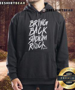 Top Kissin Dynamite Bring Back Stadium Rock Hoodie featuring bold graphics and a stylish design for rock music fans.