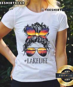 Top Lake Life with women and girls in messy buns wearing tees, perfect for moms and grandmas enjoying summer days.
