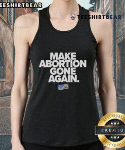 Trendy 'Top-Make-Abortion-Gone-Again' tank top featuring bold graphic design, perfect for expressing pro-choice activism.
