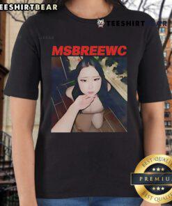 Stylish Top MsBreewc Lengan Pendek Kaos Distro Ladies Tee in vibrant colors, perfect for casual summer wear.