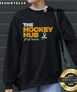 Top NESN The Hockey Hub Logo Sweatshirt featuring a bold design perfect for hockey fans and sports enthusiasts.