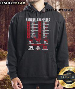 Ohio State hoodie celebrating their 34-23 victory over Notre Dame in the CFP National Championship.