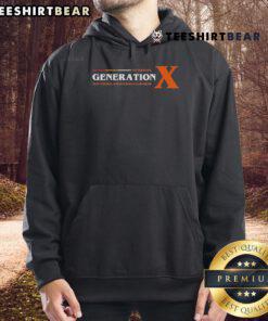 Cozy hoodie featuring 'Top No Therapy Generation X Just Trauma And Saturday Cartoons' design, perfect for nostalgic fans.