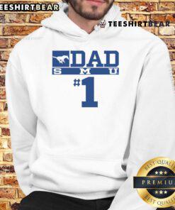 Top SMU Mustangs No. 1 Dad Hoodie featuring vibrant team colors and logo, perfect for proud fathers and sports fans.