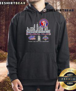 Philadelphia Phillies World Series hoodie featuring top skyline design, celebrating memorable moments in baseball.