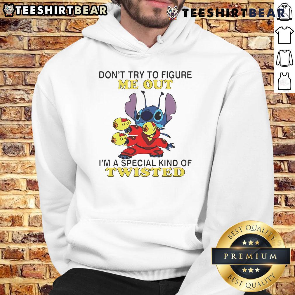 Top Stitch hoodie featuring a unique 'Don't Try to Figure Me Out' design, perfect for a special kind of twisted style.