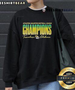 Alt Text: Top Talons Athletes Unlimited Softball League sweatshirt featuring a vibrant design for fans and players.
