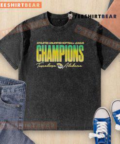 Top Talons Athletes Unlimited Softball League washed t-shirt in vibrant colors, perfect for fans and players alike.
