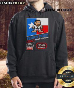 Top Texas Made Leroy Montoya hoodie featuring a vibrant design, perfect for style and comfort in cooler weather.