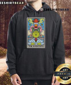 Top The Scientists Tarot Hoodie featuring vibrant tarot card designs for science enthusiasts and fashion lovers.