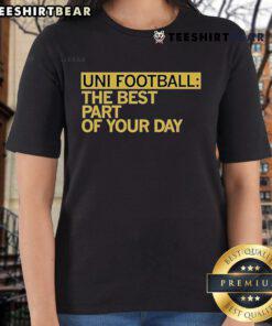 Top UNI Football Ladies Tee: Stylish and comfortable design, perfect for game day and showcasing school spirit.