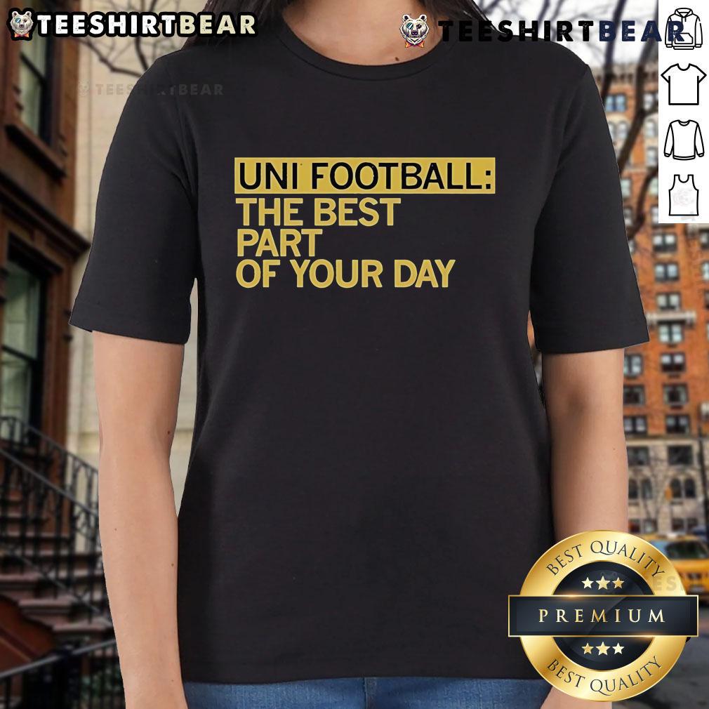 Top UNI Football Ladies Tee: Stylish and comfortable design, perfect for game day and showcasing school spirit.