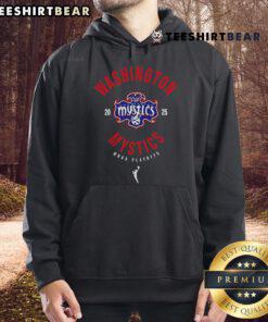 Alt Text: Cozy Top Washington Mystics 2025 WNBA Playoff hoodie featuring team colors and logo, perfect for fans.