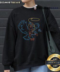 Top Wayfaring Strangers Cosmic American Music Motel California sweatshirt displayed in a vibrant setting, showcasing its unique design.