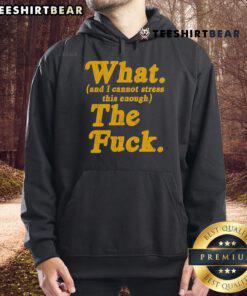 Alt Text: Stylish black 'The F*ck Hoodie' featuring bold text, perfect for casual wear and making a statement.