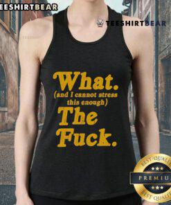 Trendy 'The Fk Tank Top' featuring bold typography, perfect for casual wear and expressing your unique style.