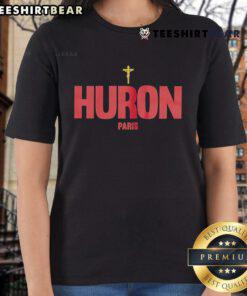 Alt Text: Stylish Top Willy Chavarria SS26 Huron Paris Cross Show ladies tee in vibrant colors, perfect for casual outings.