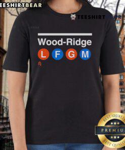 Top Wood Ridge LFGM Ladies Tee featuring a stylish design for women golfers, perfect for enhancing performance on the course.