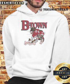 Awesome B-Town Hoosiers Indiana hoodie featuring a stylish bison design, perfect for fans of Hoosier pride.