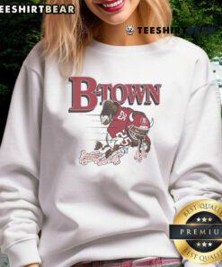 Awesome B-Town Hoosiers Indiana sweatshirt featuring The Bison design, perfect for fans and casual wear.