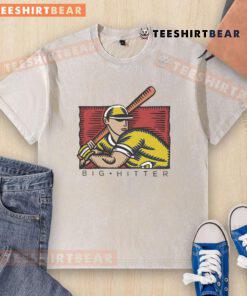 Awesome Big Hitter Ross Geller washed t-shirt featuring a vintage design and vibrant colors, perfect for casual wear.