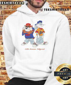 Awesome Bugs Bunny and Taz Little Armenia Hollywood hoodie featuring vibrant cartoon designs and stylish streetwear appeal.