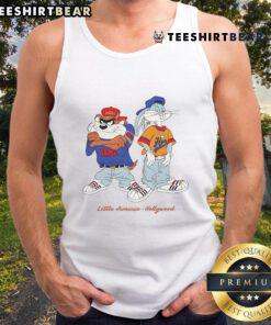 Awesome Bugs Bunny and Taz graphic on a Little Armenia Hollywood tank top, perfect for cartoon fans and style lovers.