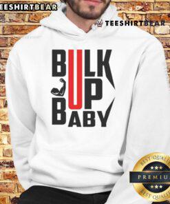 Awesome Bulk Up Baby Hoodie in soft fabric, perfect for stylish infants, featuring a cozy fit and trendy design.